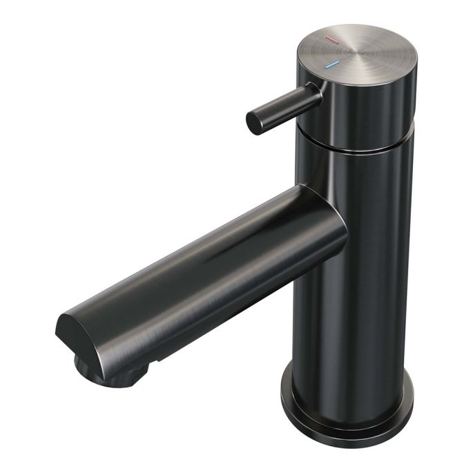 Brauer Edition 5-GM-001-HD5 lage opbouw wastafelmengkraan model B gunmetal geborsteld PVD