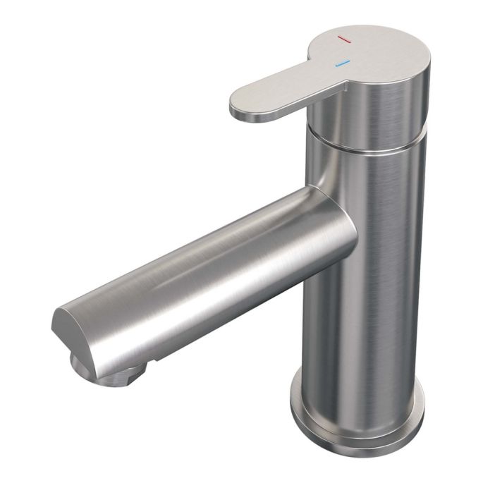 Brauer Edition 5-NG-001-HD4 lage opbouw wastafelmengkraan model D RVS geborsteld PVD