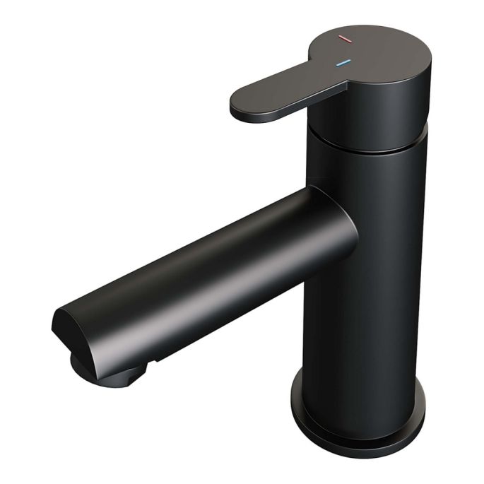 Brauer Edition 5-S-001-HD4 lage opbouw wastafelmengkraan model D mat zwart