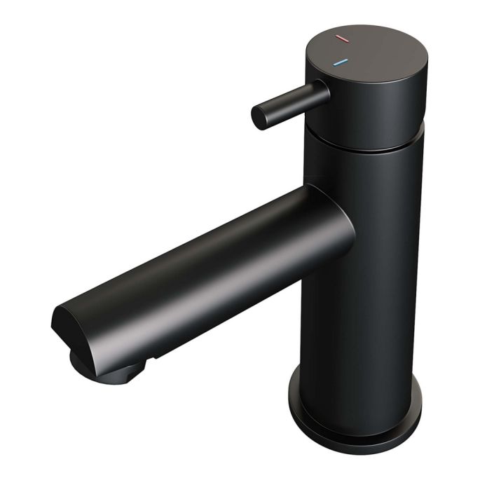 Brauer Edition 5-S-001-HD5 lage opbouw wastafelmengkraan model B mat zwart