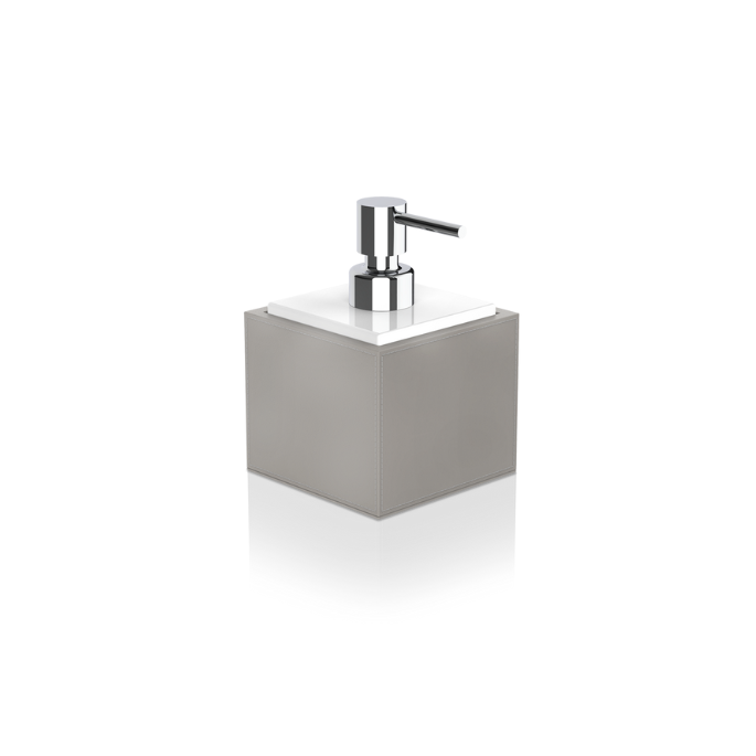 Decor Walther Brownie 0937149 BROWNIE SSP zeepdispenser staand kunstleder taupe