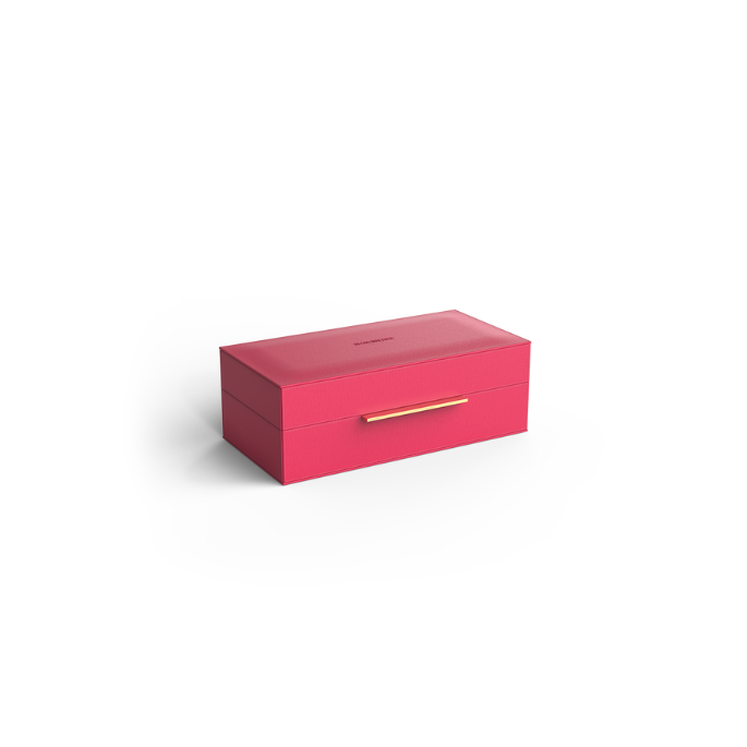 Decor Walther Brownie 0939797  BROWNIE BOX S multi box met deksel kunstleder magenta