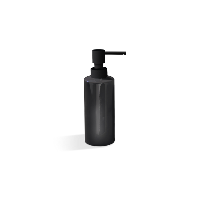 Decor Walther Porcelain 0864060 DW 480 zeepdispenser staand porselein zwart/ mat zwart