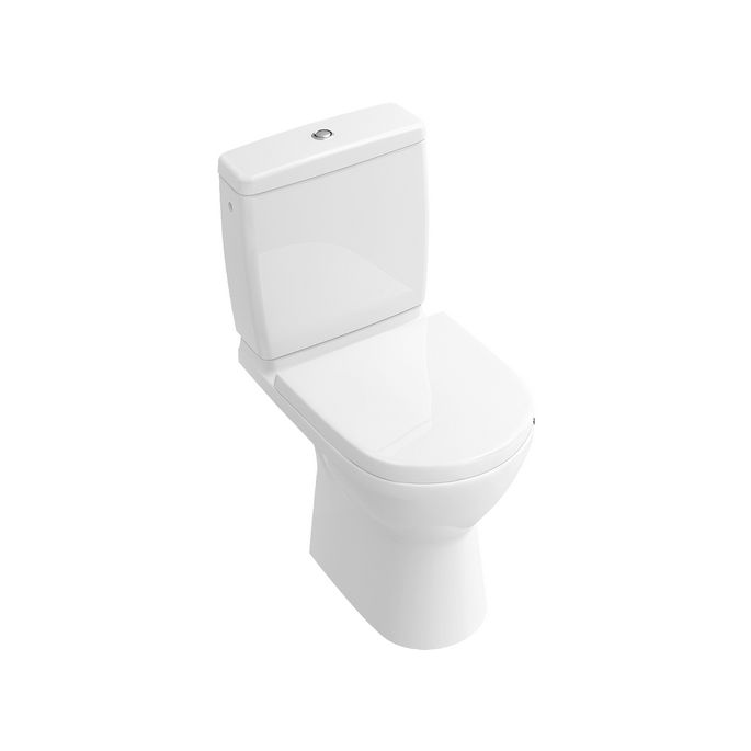 Villeroy en Boch O.Novo 9M38S101 toiletzitting met deksel wit