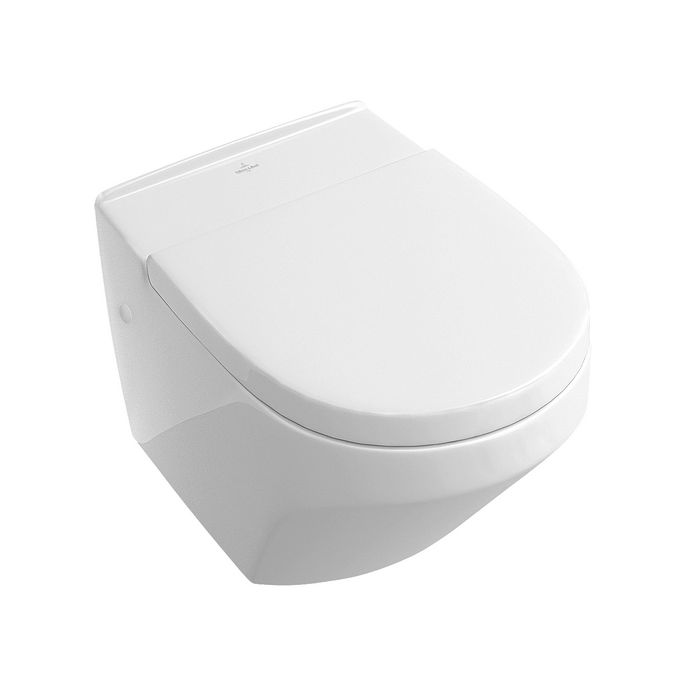 Villeroy en Boch Lifetime 9M02S101 toiletzitting met deksel wit