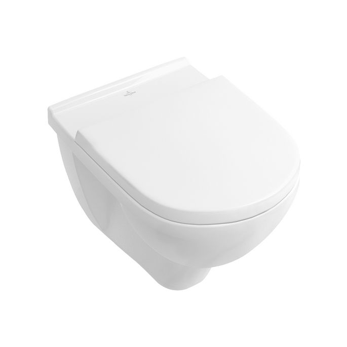 Villeroy en Boch O.Novo 9M38S101 toiletzitting met deksel wit