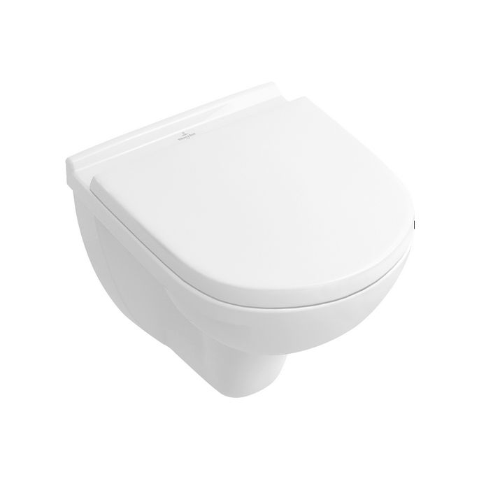 Villeroy en Boch O.Novo 9M406101 toiletzitting met deksel wit