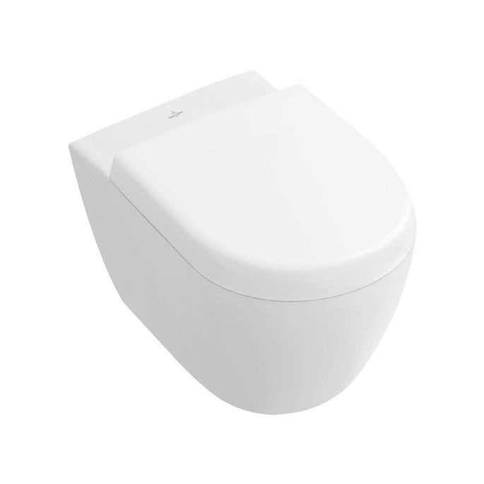 Villeroy en Boch Subway 2.0 Compact 9M69Q101 toiletzitting met deksel wit