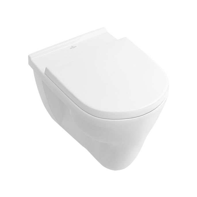 Villeroy en Boch O.Novo 9M38S101 toiletzitting met deksel wit