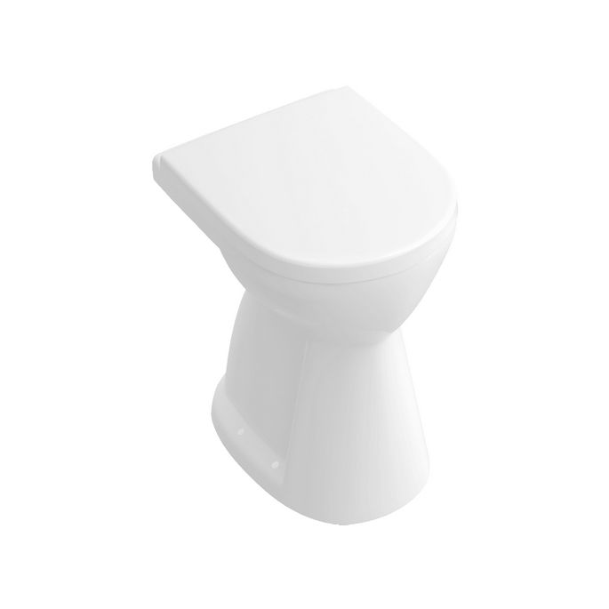 Villeroy en Boch O.Novo 9M38S101 toiletzitting met deksel wit