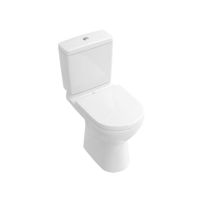 Villeroy en Boch O.Novo 9M396101 toiletzitting met deksel wit