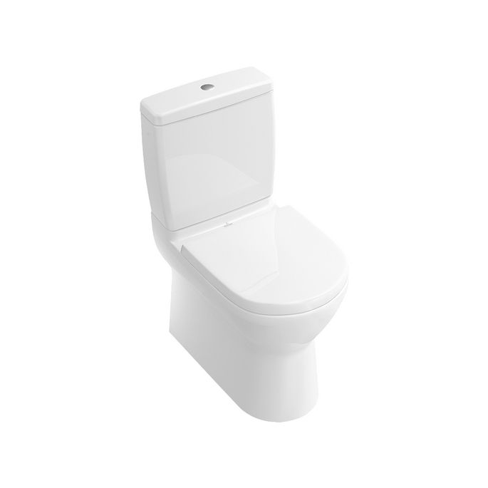 Villeroy en Boch O.Novo 9M38S101 toiletzitting met deksel wit