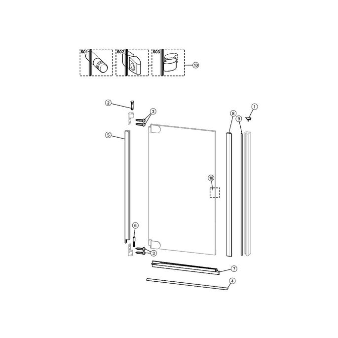Huppe 2003, 059062 inschuif magneetstrip