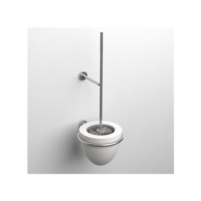 Clou Slim CL090304241 toiletborstel garnituur wand rvs geborsteld (OUTLET)