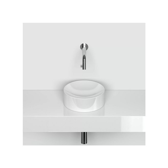Clou Vale CL0303164 fontein 22cm zonder kranenbank glanzend wit keramiek