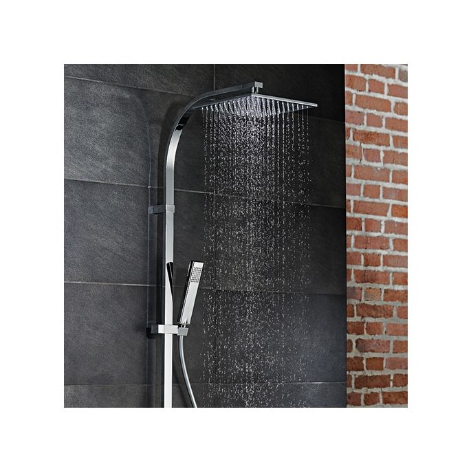 HSK AquaSwitch RS 500 rechthoekig 1001940 showerset met thermostaat chroom