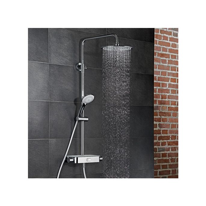 HSK AquaSwitch RS 200 rond 1001900 showerset met thermostaat chroom