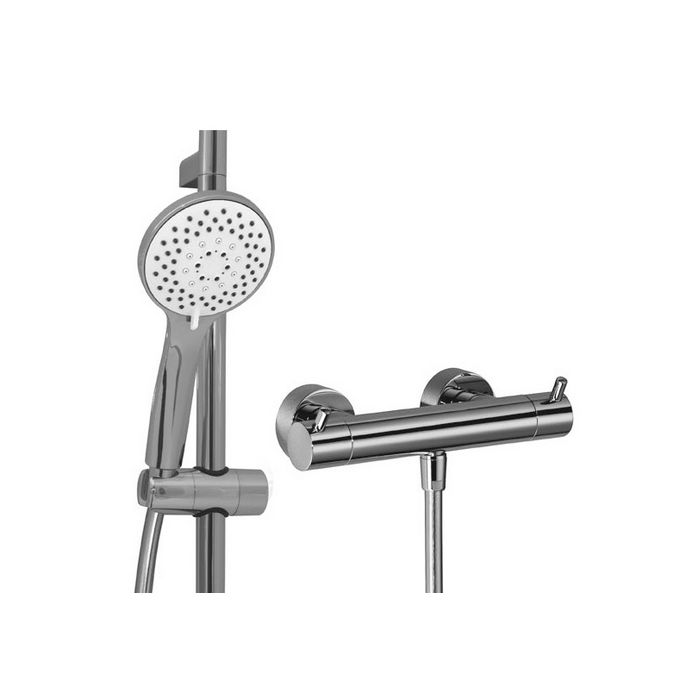 HSK Shower & Co! 1000101 showerset 1.01 rond met veiligheidsthermostaat chroom