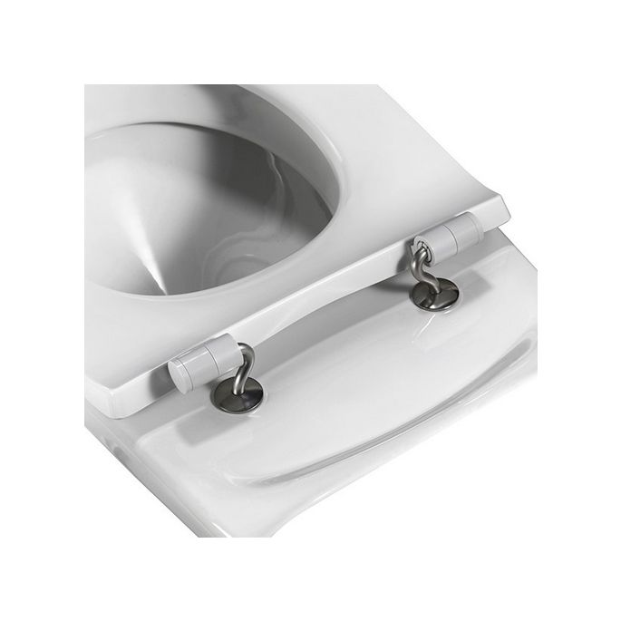 Pressalit Objecta Pro 989011-DF7999 toiletzitting zonder deksel wit polygiene