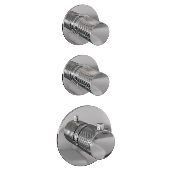 Brauer Carving 5-CE-098 thermostatische inbouw regendouche SET 02 chroom