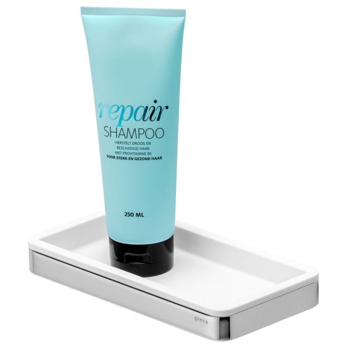 Geesa Frame 918802-02 planchet 21 cm chroom/ wit