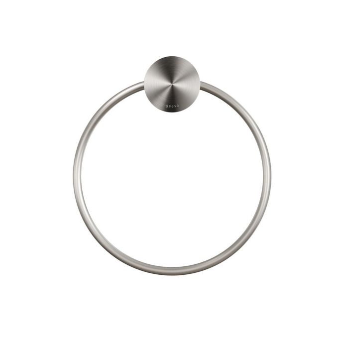 Geesa Opal Brushed Stainless Steel 917204-05 handdoekring RVS geborsteld