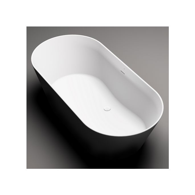 Clou Solium CL057001020 freestanding bathtub 175x80 aluite matt white
