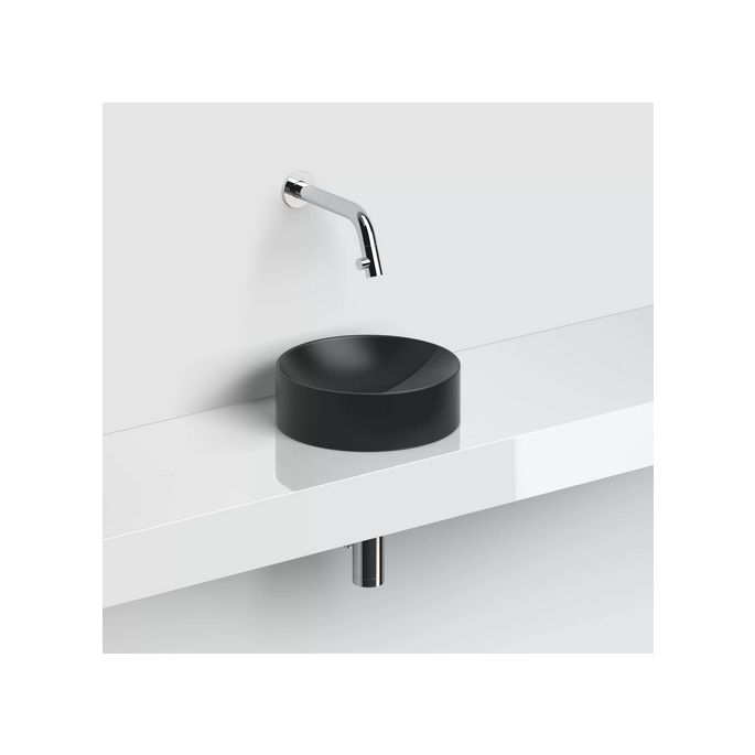 Clou Vale CL0330164 fontein 22cm zonder kranenbank mat zwart keramiek