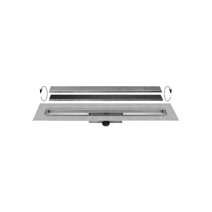 Easy Drain Compact 50 TAF Wall EDCOMTAFW170050 douchegoot 170cm zijuitloop