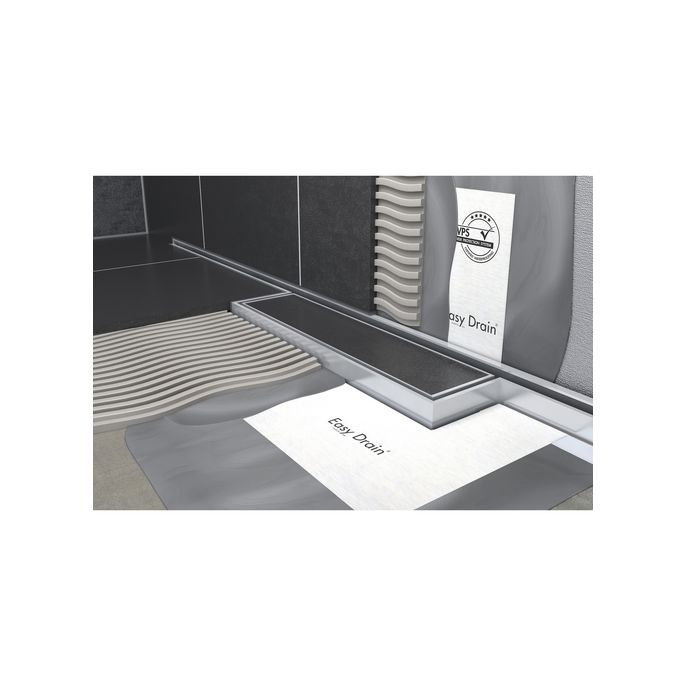 Easy Drain M-line MLINE100030 douchegoot 100cm zijuitloop