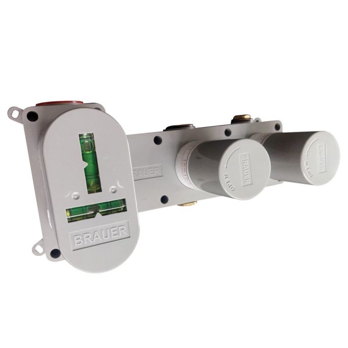 Brauer Edition 5-GG-047 thermostatische inbouw badkraan SET 02 goud geborsteld PVD