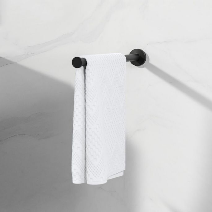 Geesa Nemox Black 916519-06 1-lids handdoekhouder mat zwart