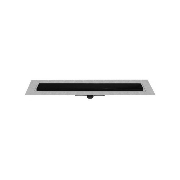 Easy Drain Compact 30 TAF Black EDM1TAFZM80030B douchegoot 80cm zijuitloop