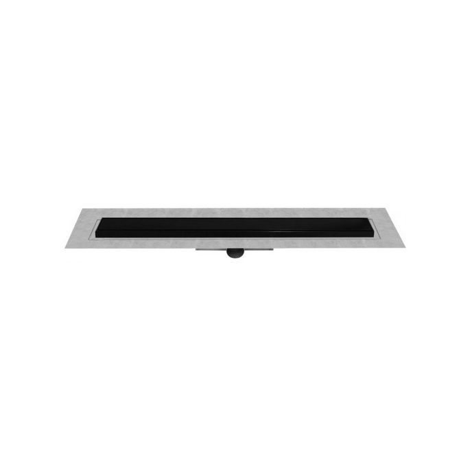 Easy Drain Compact 50 TAF Black EDM1TAFZM70050B douchegoot 70cm zijuitloop