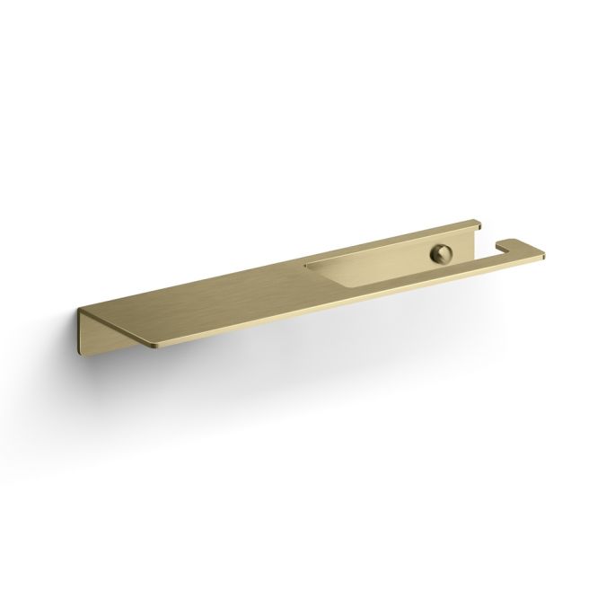 Clou Fold CL/09.04028.82 toiletrolhouder met planchet goud geborsteld PVD