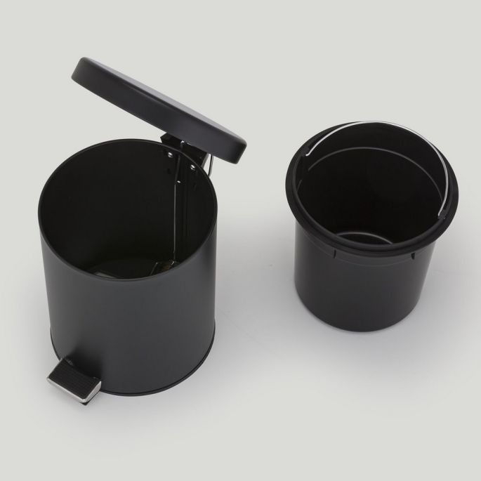 Geesa Hotel 91635-06 pedaalemmer 5 liter vrijstaand zwart