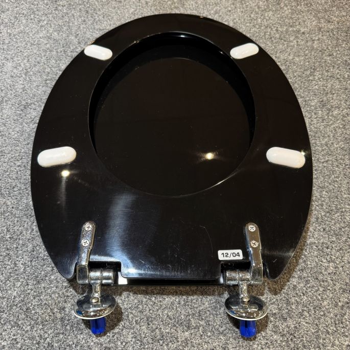 Sphinx Atlantic S8H5A000220 OLW-26 toiletzitting met deksel zwart (OUTLET)