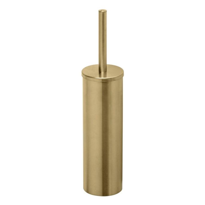 Geesa Nemox Brushed Gold 916511-07 toiletborstelhouder (witte borstelkop) goud geborsteld