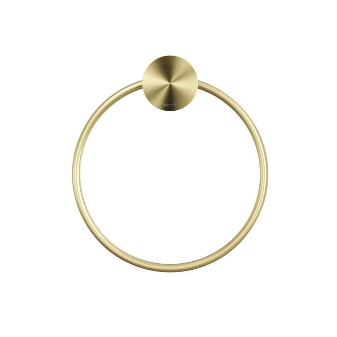 Geesa Opal Brushed Gold 917204-07 handdoekring geborsteld goud