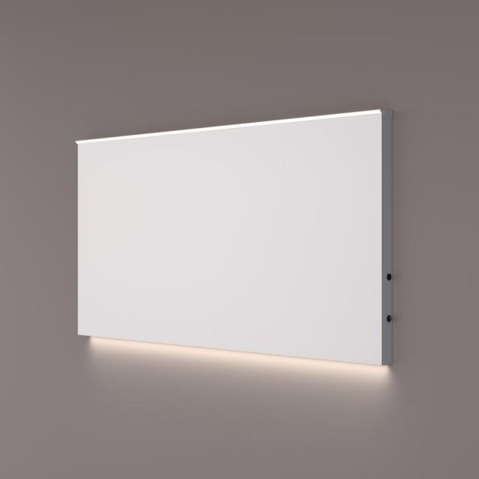 Hipp Design SPV 11050 spiegel 140x70cm met LED strip boven, indirecte verlichting onder en spiegelverwarming