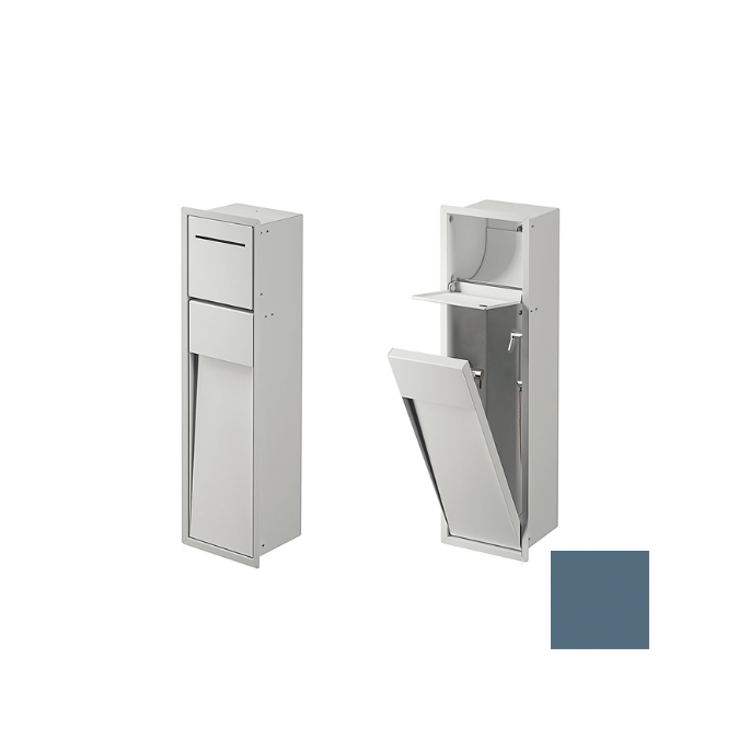 Inda MY Secret A8085BAV inbouwnis met toiletrolhouder en hygiënische douche190x660mm mat avio