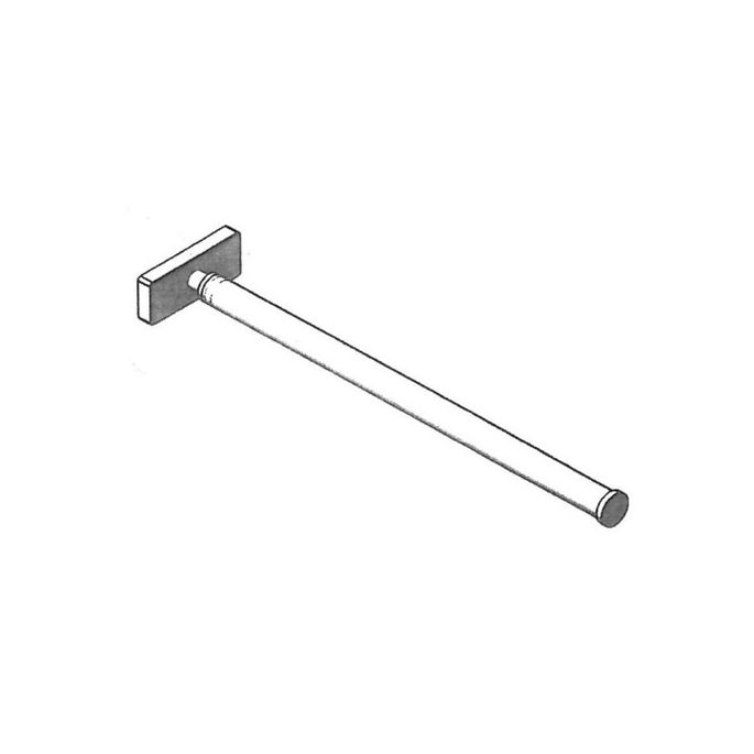 Decor Walther 0507360 DW 730 handdoekhouder mat zwart