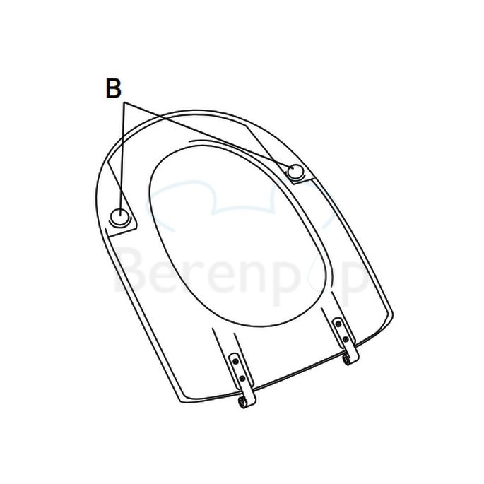 Villeroy en Boch (Omnia) Architectura / O.Novo / Subway 9M636101 toiletzitting zonder deksel wit