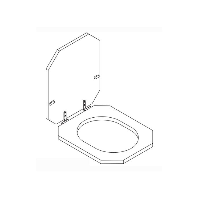 Duravit Serie 1930 0066610000 toiletzitting met deksel wit *niet meer leverbaar*