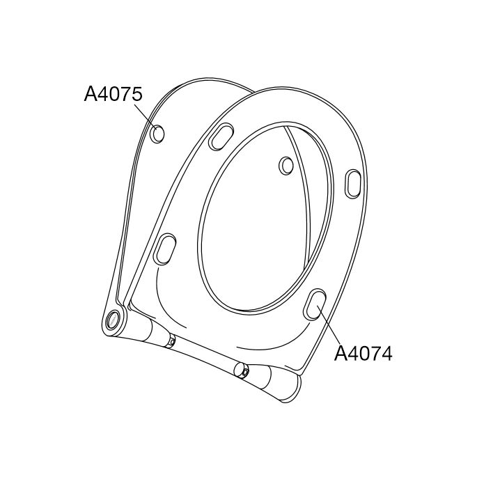 Pressalit Sway Uni 970000-D05999 toiletzitting met deksel wit