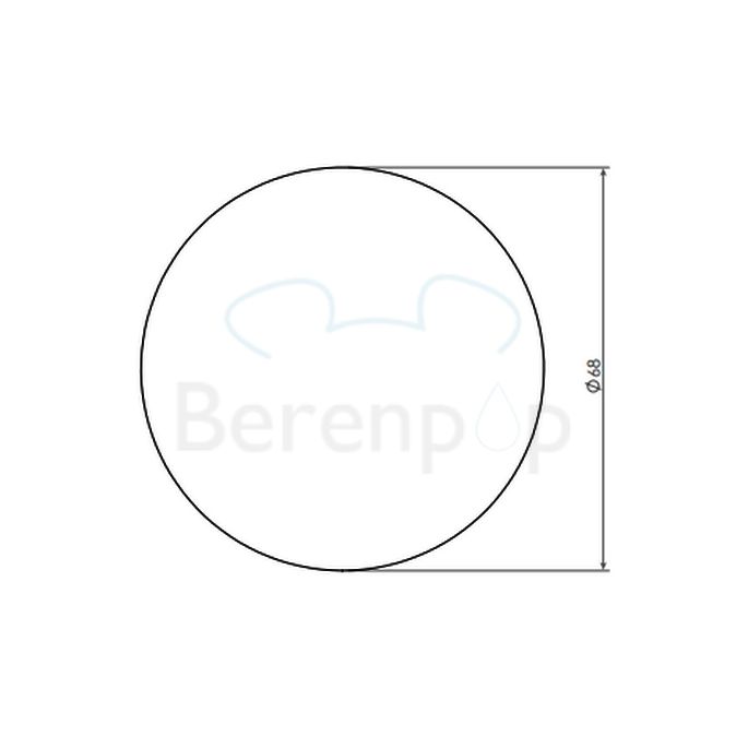 Clou InBe IB0651003 plug chroom