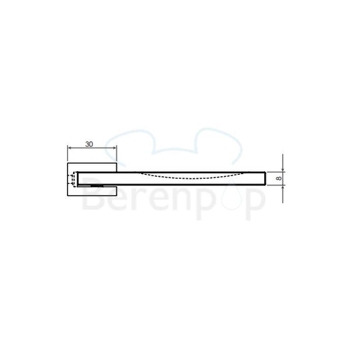 Clou Quadria CL090110129 zeepschaal helder glas/ chroom