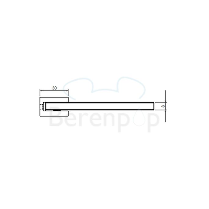 Clou Quadria CL090111829 planchet 600mm helder glas/ chroom