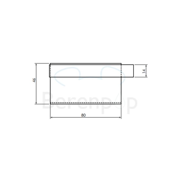 Clou Quadria CL090112729 douchekorf 300mm chroom