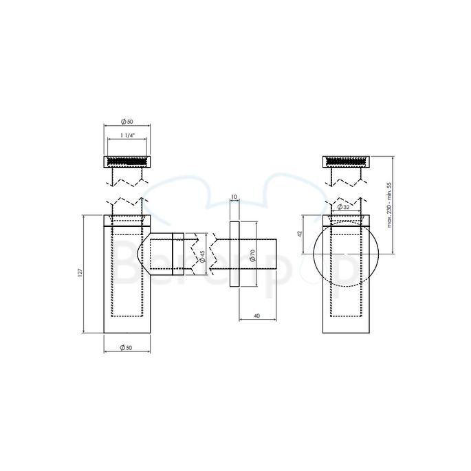 Clou InBe IB0653001 designsifon chroom